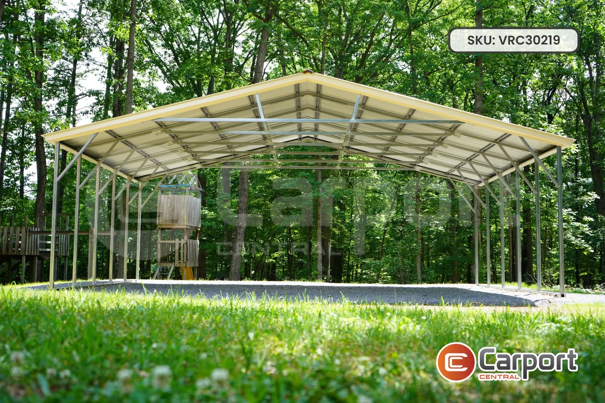 30'x20' Vertical Roof Carport