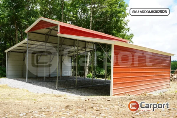 36’x25′ Drop-Down Steel Barn