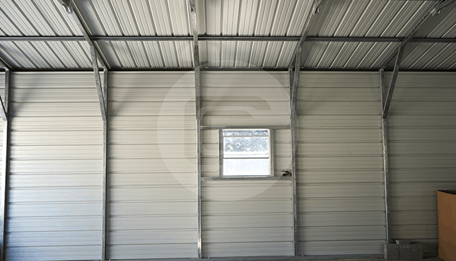 30x31 Vertical Roof Garage