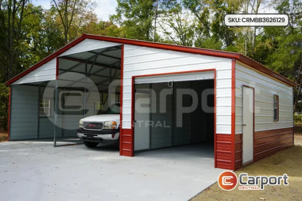 36’x26′ Continuous Roof Barn