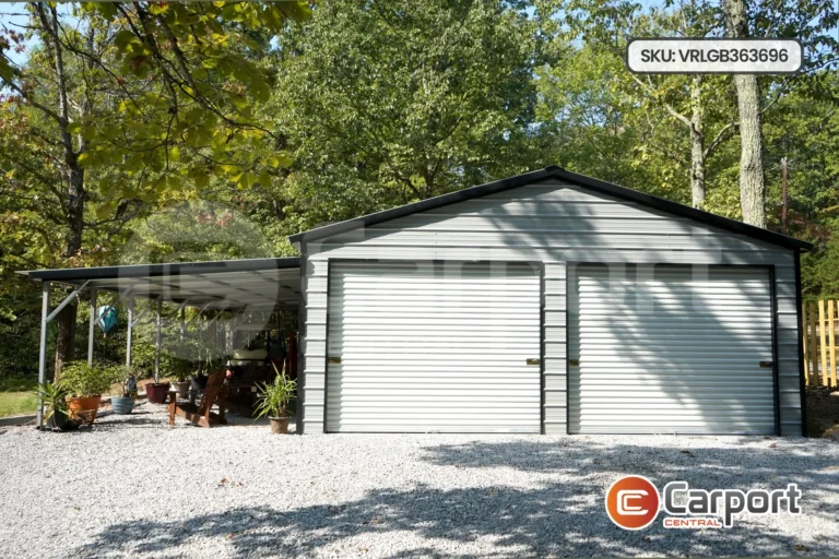 36’x35′ Lean-to Garage Building