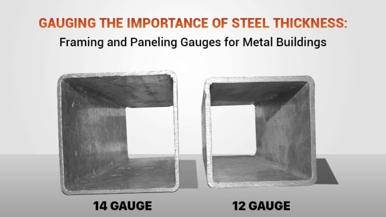 Gauging the Importance of Steel Thickness: Framing and Paneling Gauges for Metal Buildings