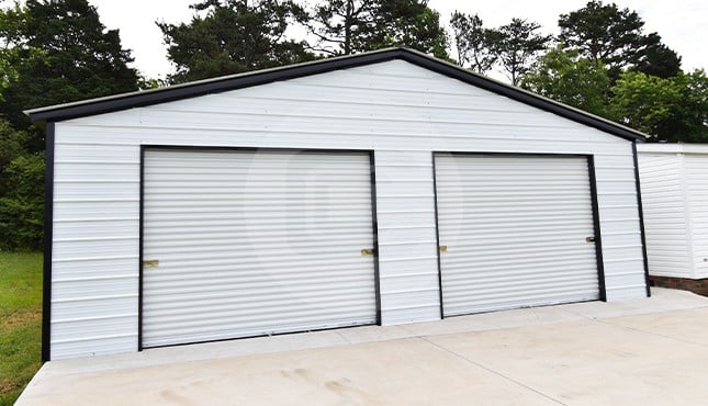 30x31 Vertical Roof Garage
