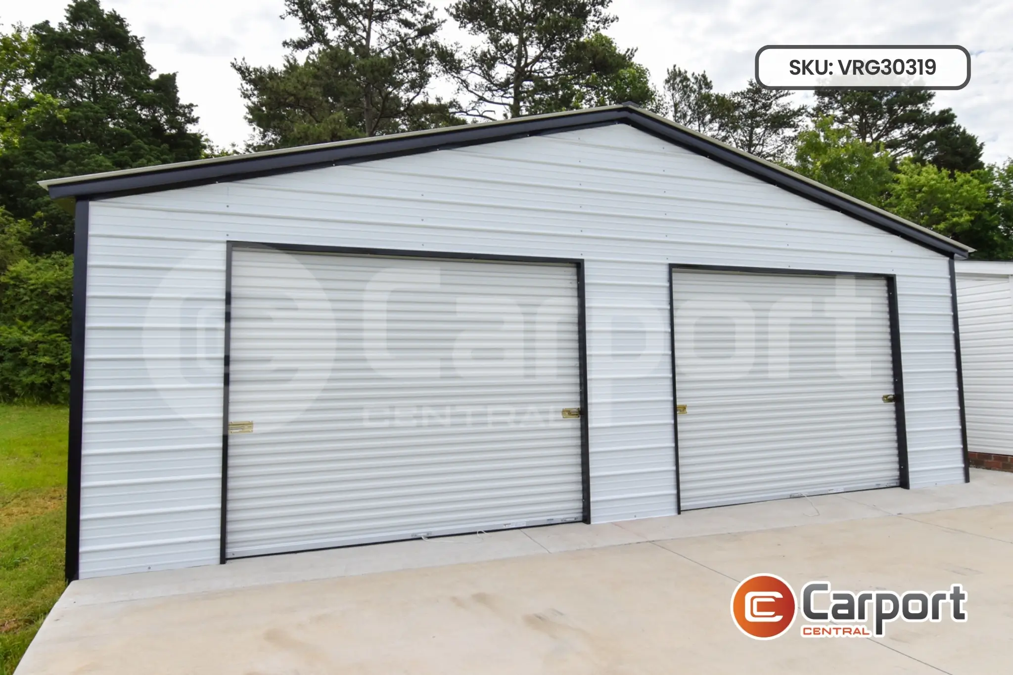 30'x30' Vertical Roof Garage