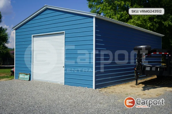 24’x35′ Detached Metal Garage