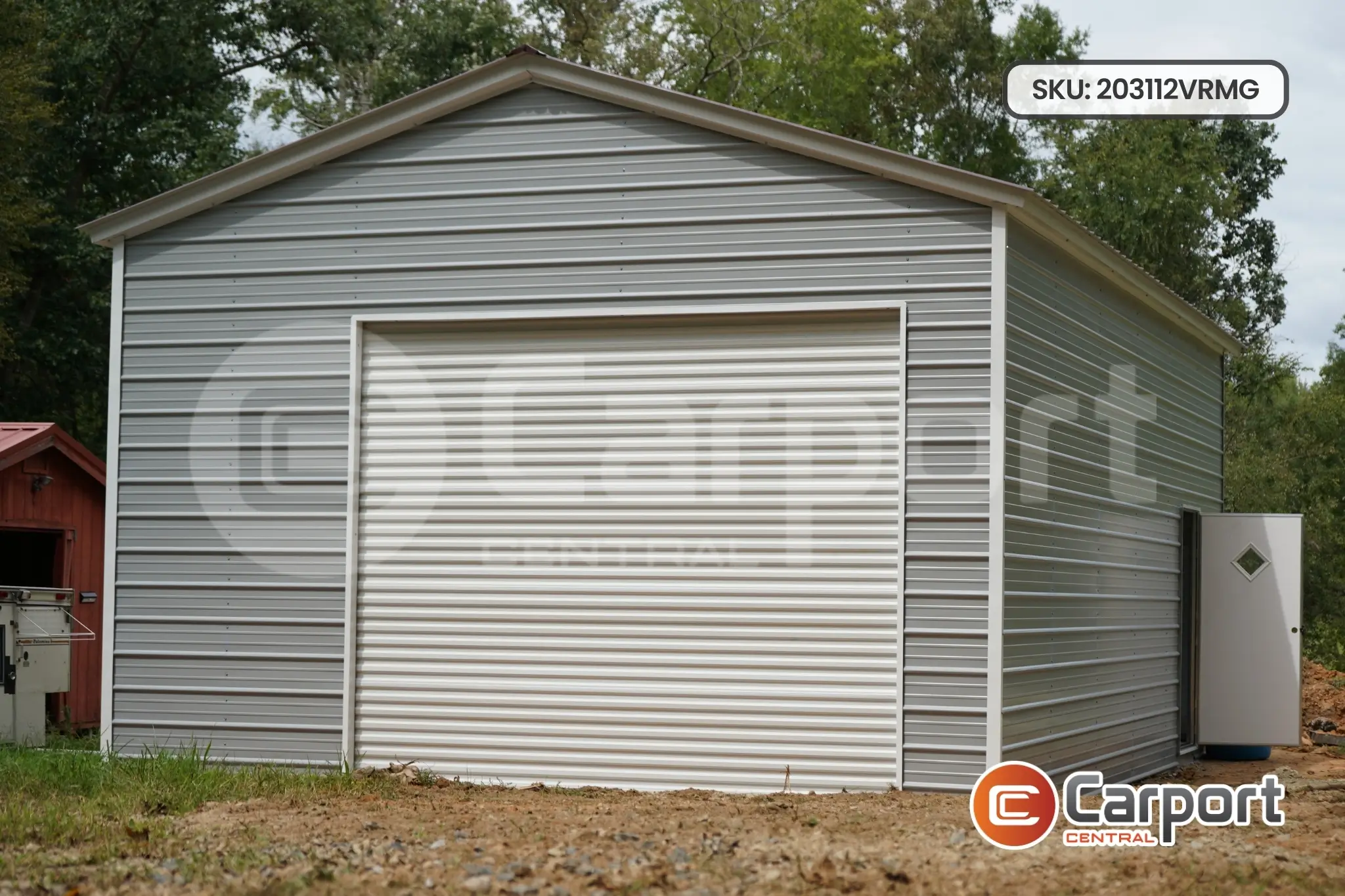 20'x30' Vertical Roof Detached Garage
