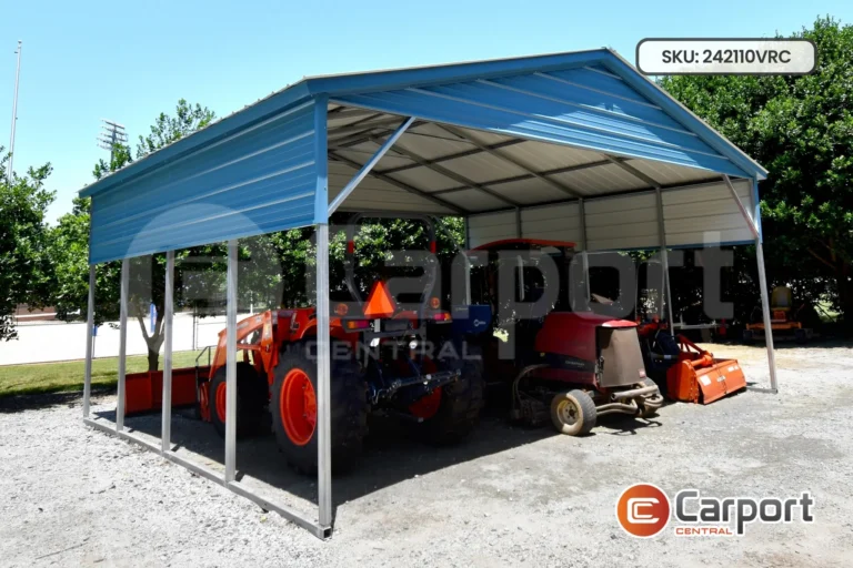 24’x20′ Vertical Roof Carport