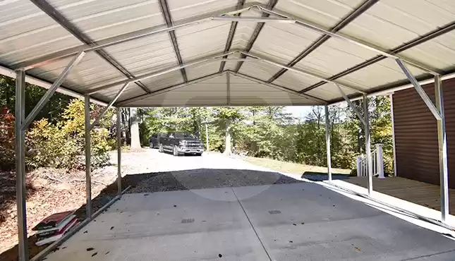 20×26 Vertical Roof Metal Carport
