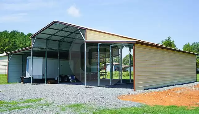 44×46 Vertical Roof Metal Barn