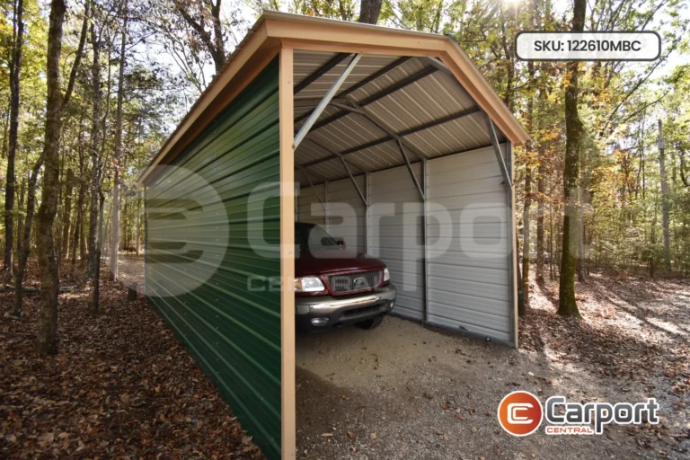 12’x26′ Metal Boat/One Car Carport