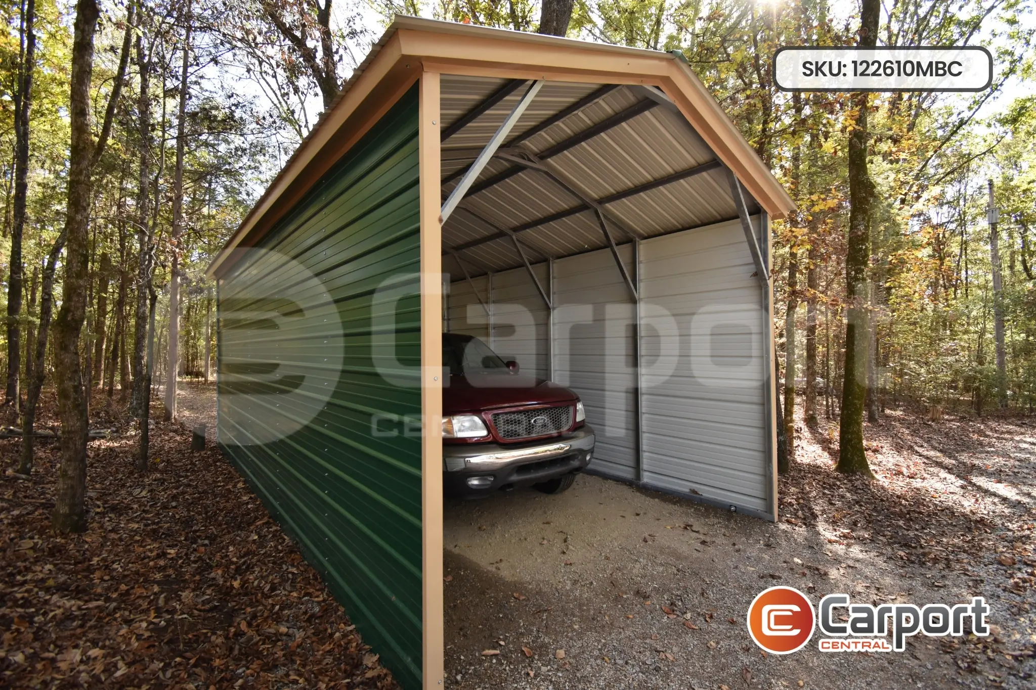 12'x26' Metal Boat/One Car Carport