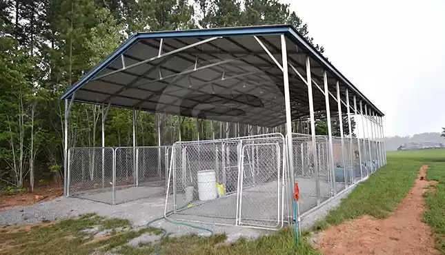 30×60 Metal Covered Shelter