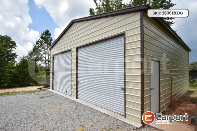 26’x36′ Extended Double Garage