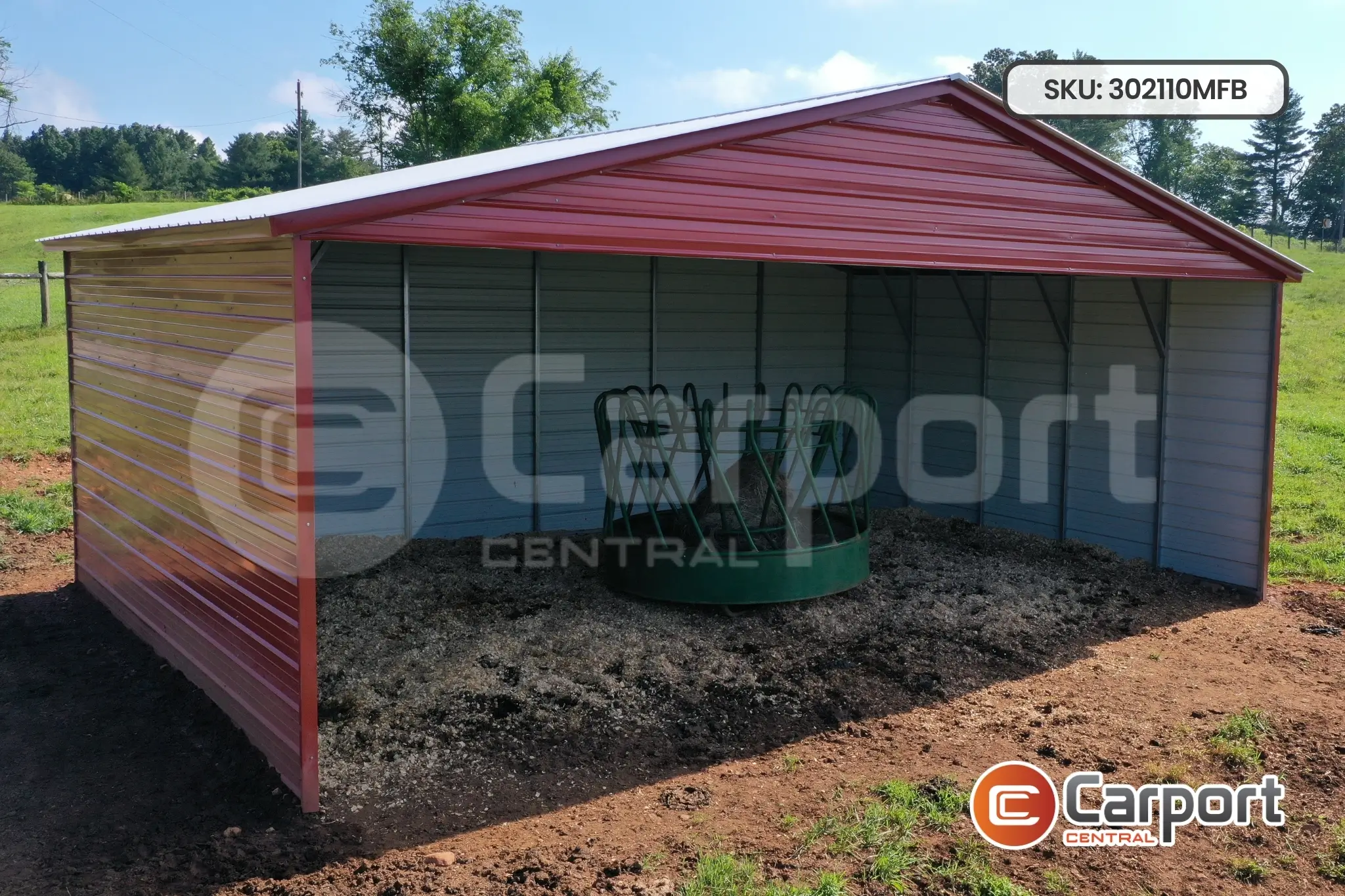30'x20' Farm Metal Carport