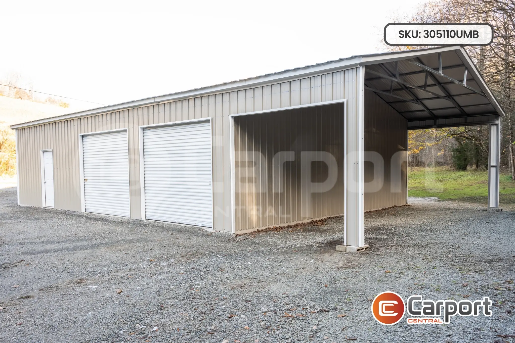 30'x50' Utility Metal Building