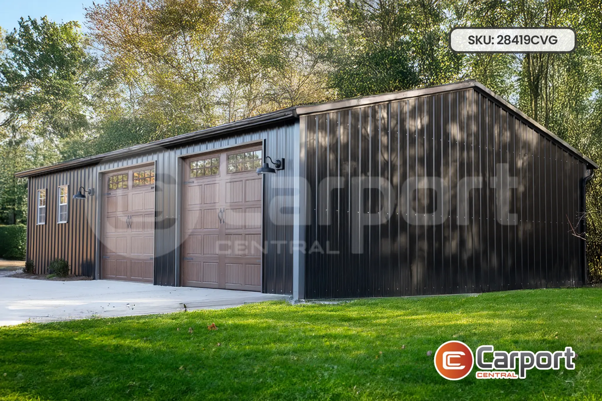 28'x40' Custom Vertical Garage