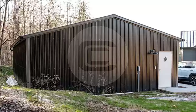 28'x40' Custom Vertical Garage