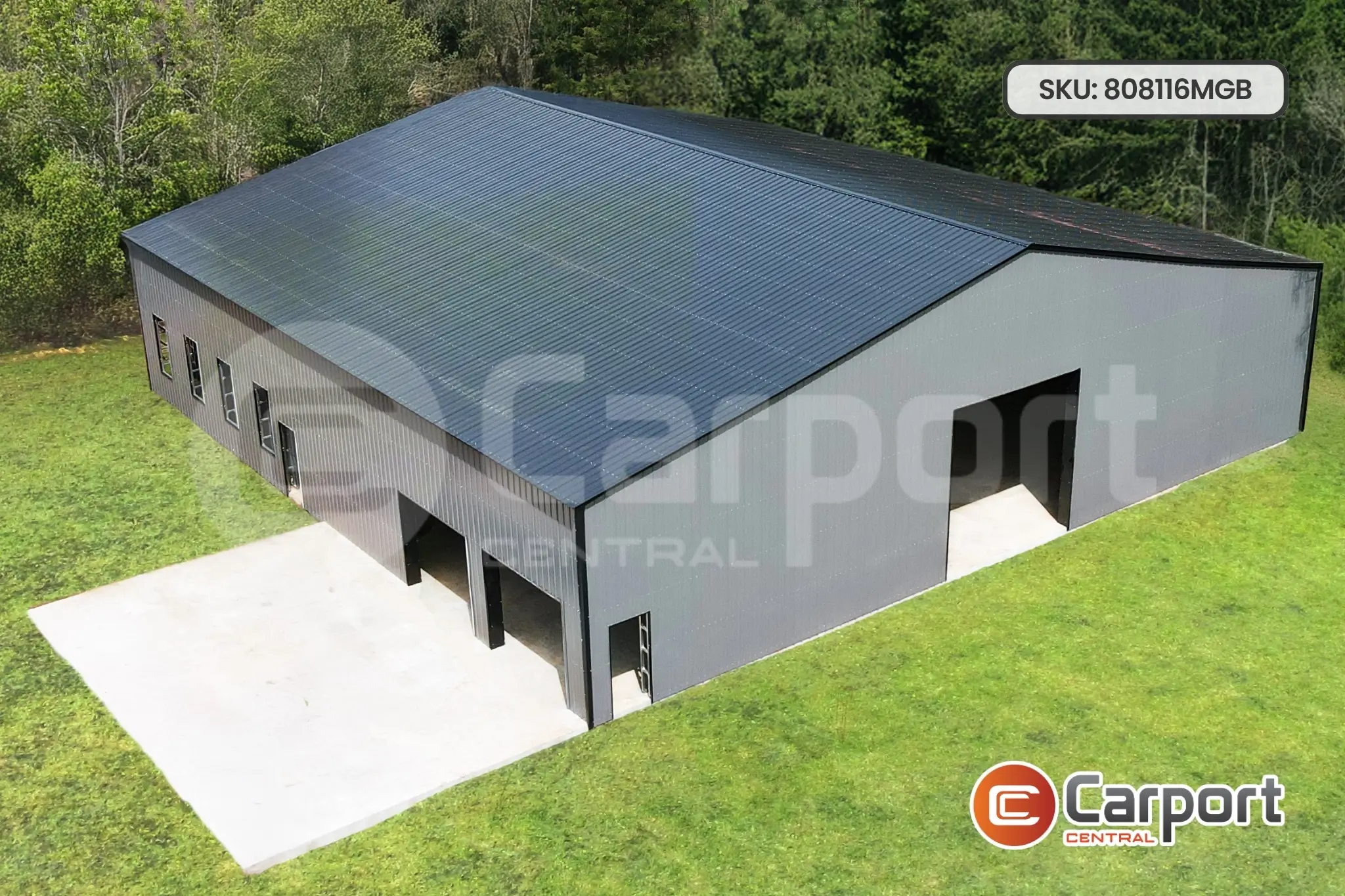 80'x80' Metal Garage Building