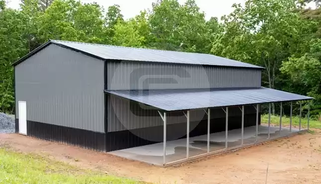 30×51 Garage with 12×51 Lean-to