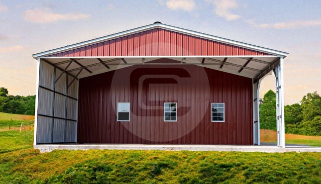 30x71x11 Side Entry Garage