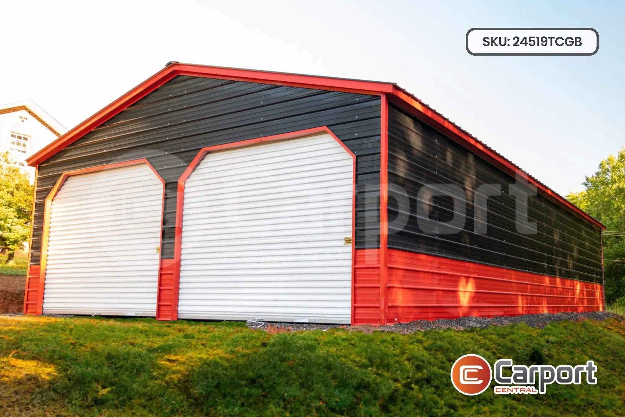 24'x50' Two Car Garage Building