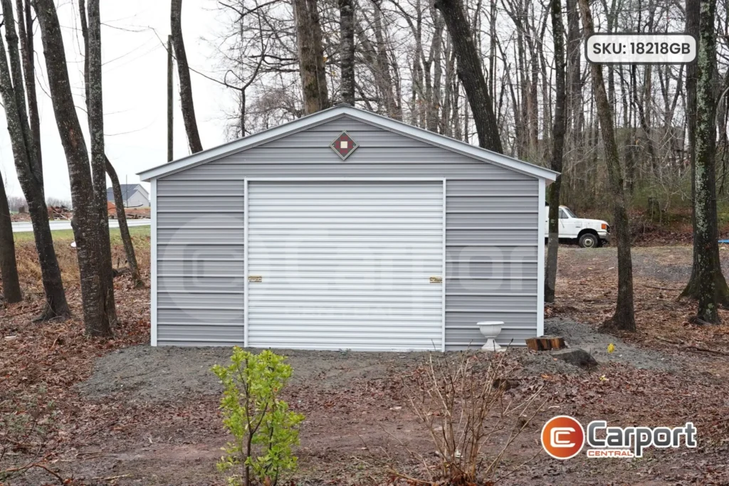 18'x20' One Car Garage Workshop - 18218GB
