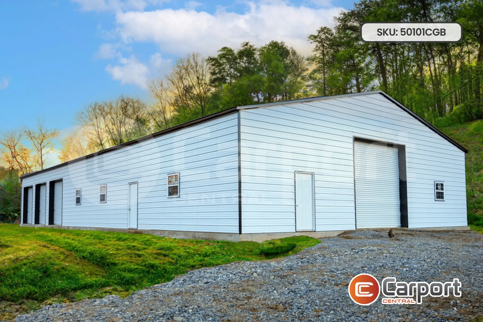 50'x100' Commercial Garage Building