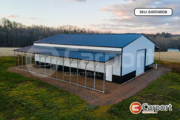 64’x60′ Raised Center Barn