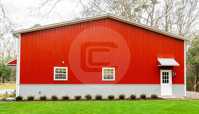 42’x67’ Five Car Garage back
