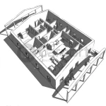 40'x72'x12' Barndominium Floor Plan