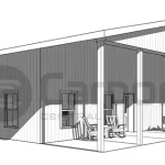 40'x72'x12' Barndominium Floor Plan