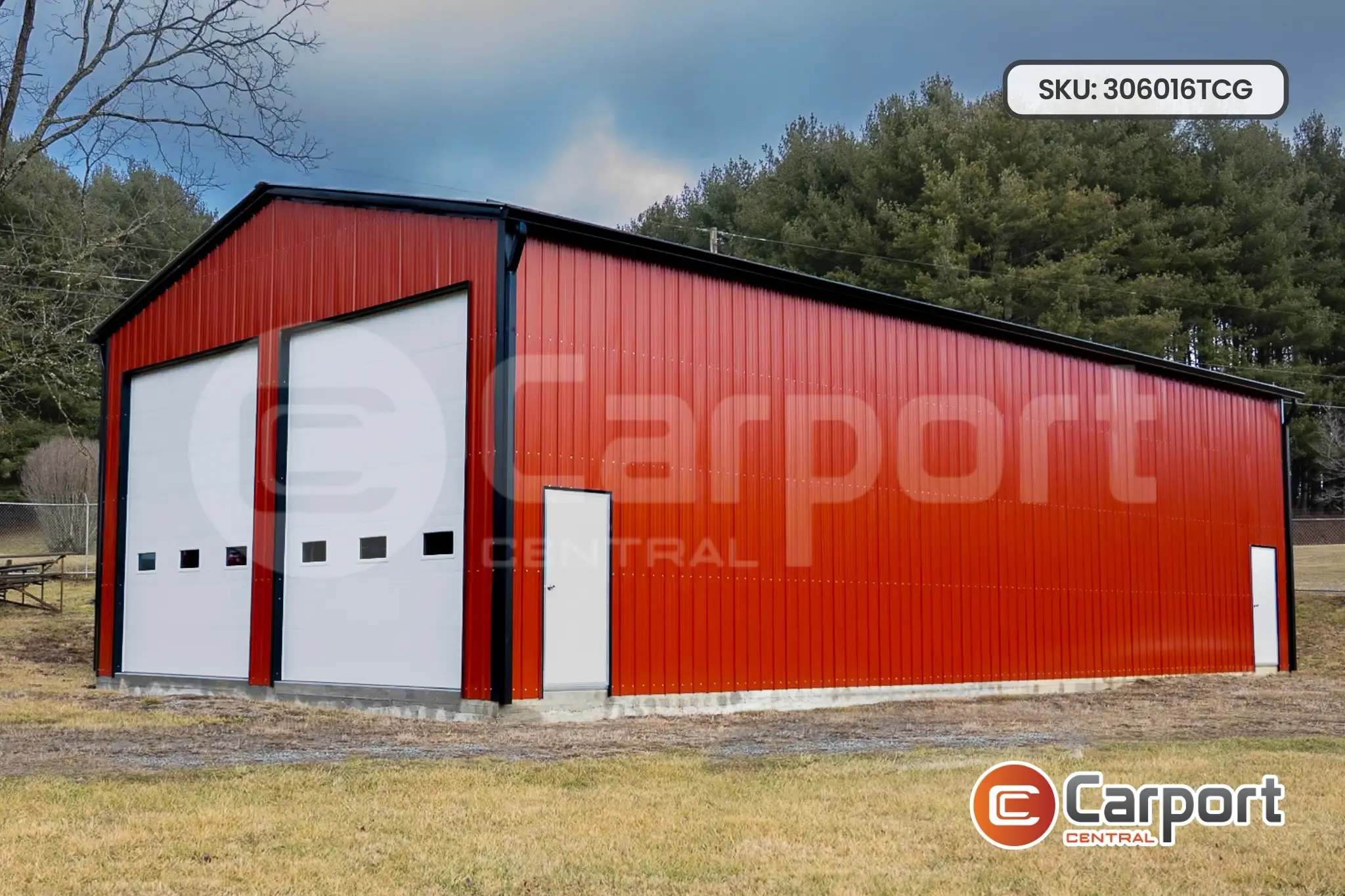 30’ x 60’ x 16’ Two Car Garage