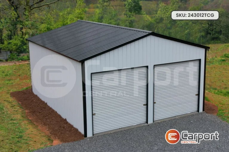 24’ x 30’ x 12’ Two Car Garage