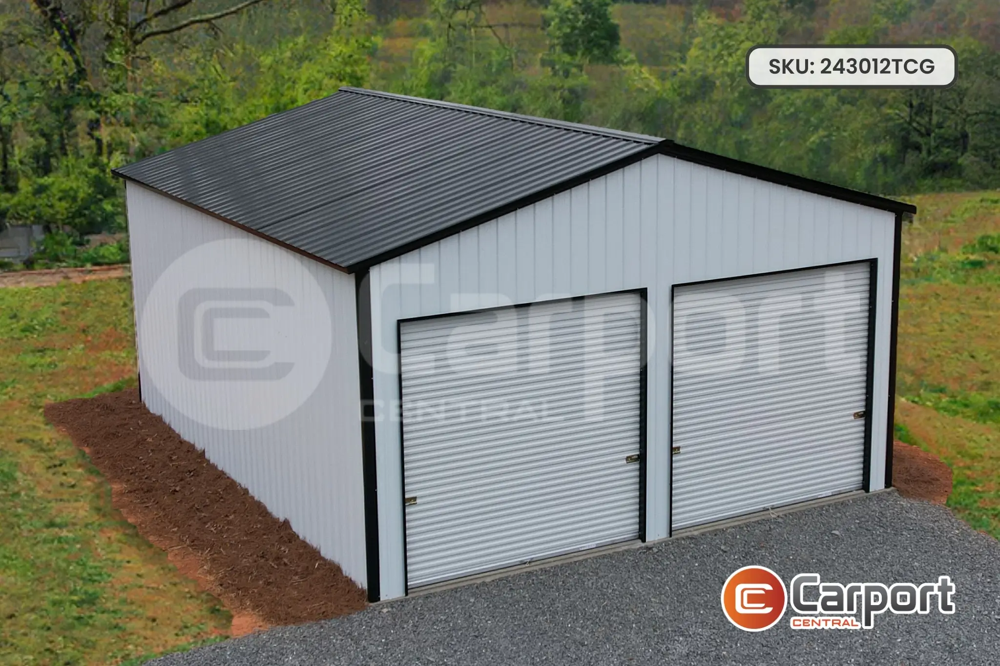 24’ x 30’ x 12’ Two Car Garage