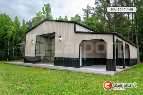 30’ x 40’  x 14’ Metal Barn