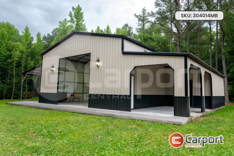 30’ x 40’  x 14’ Metal Barn