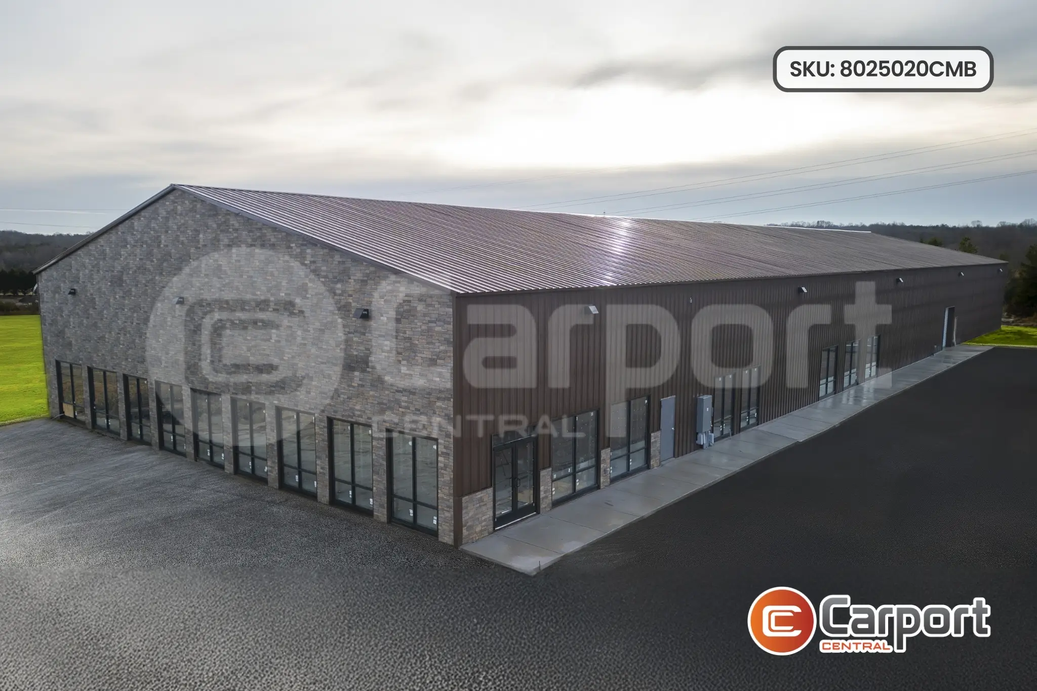 80’ x 250’ x 20’ Commercial Metal Building