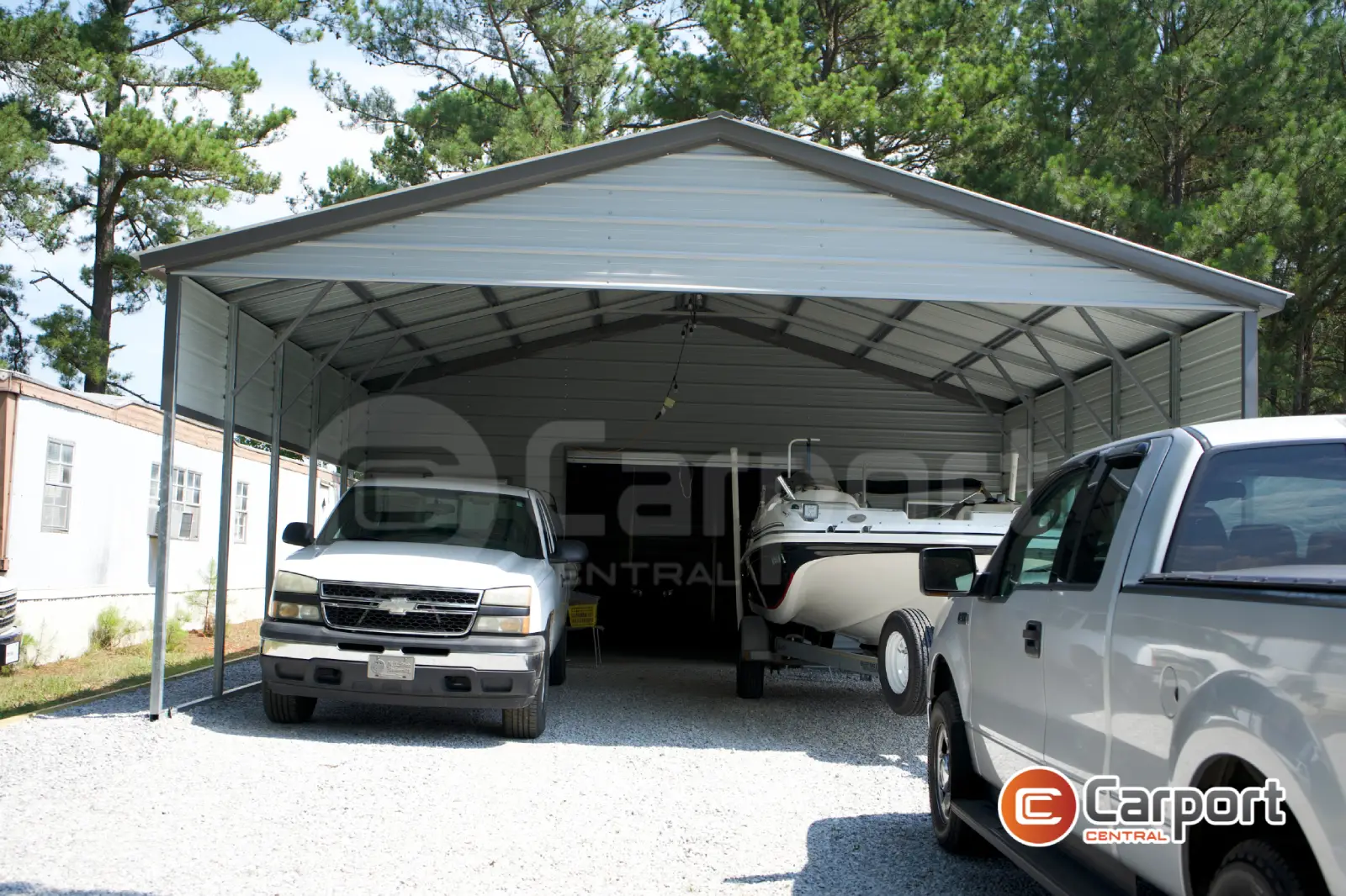24’ x 56’ Carport w/ Workshop