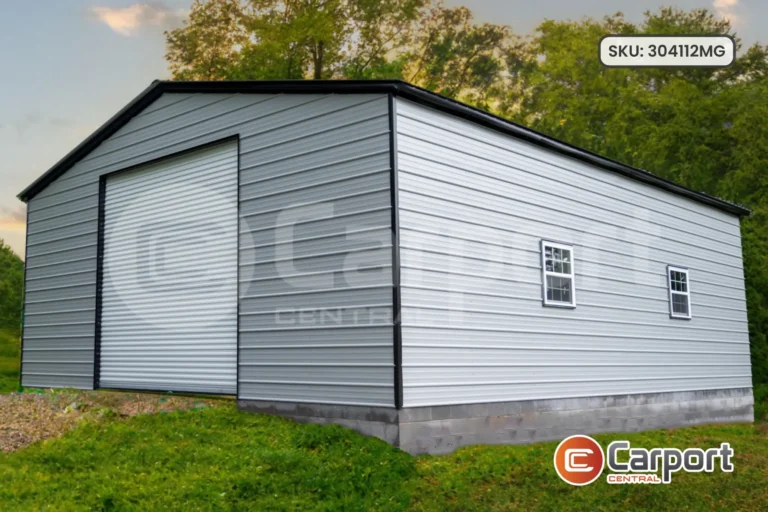 30’ x 41’ x 12’ Metal Garage