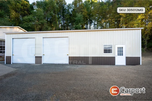 30’ x 50’ x 12’ Metal Garage