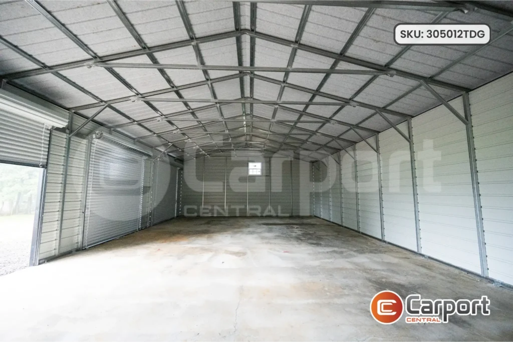 30' x 50 x 12' Triple Door Garage