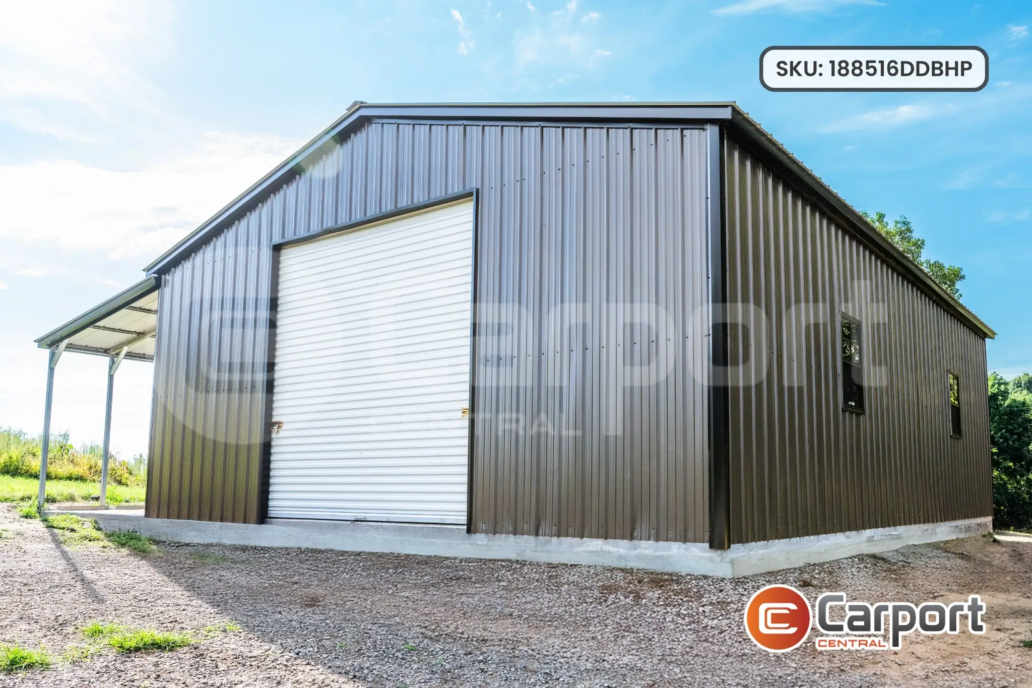 18’ x 85’ x 16’ Drop Down Barn