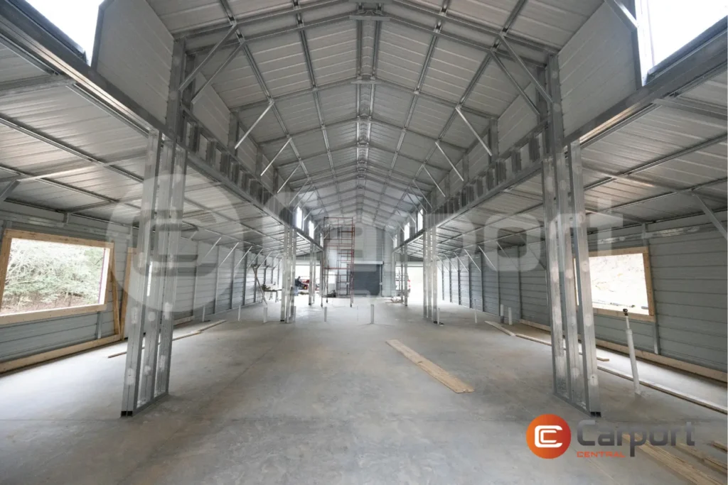 18’ x 85’ x 16’ Drop Down Barn