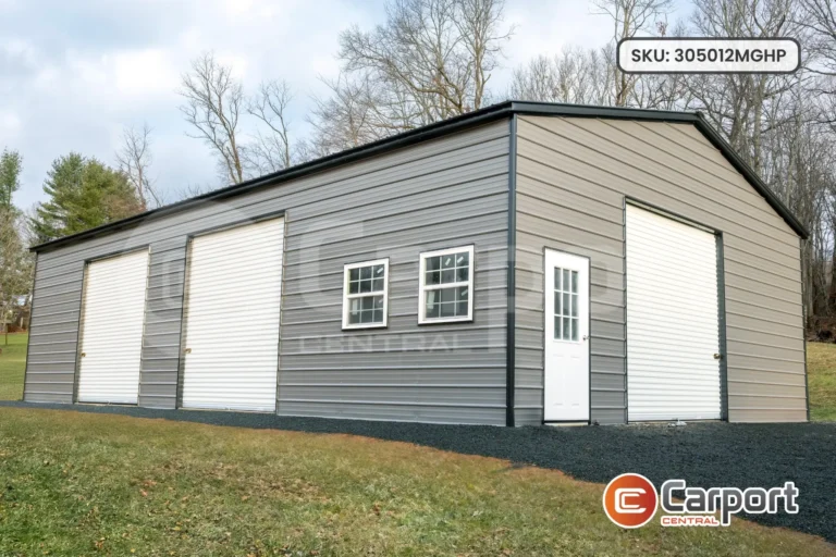 30’ x 50’ x 12’ Metal Garage