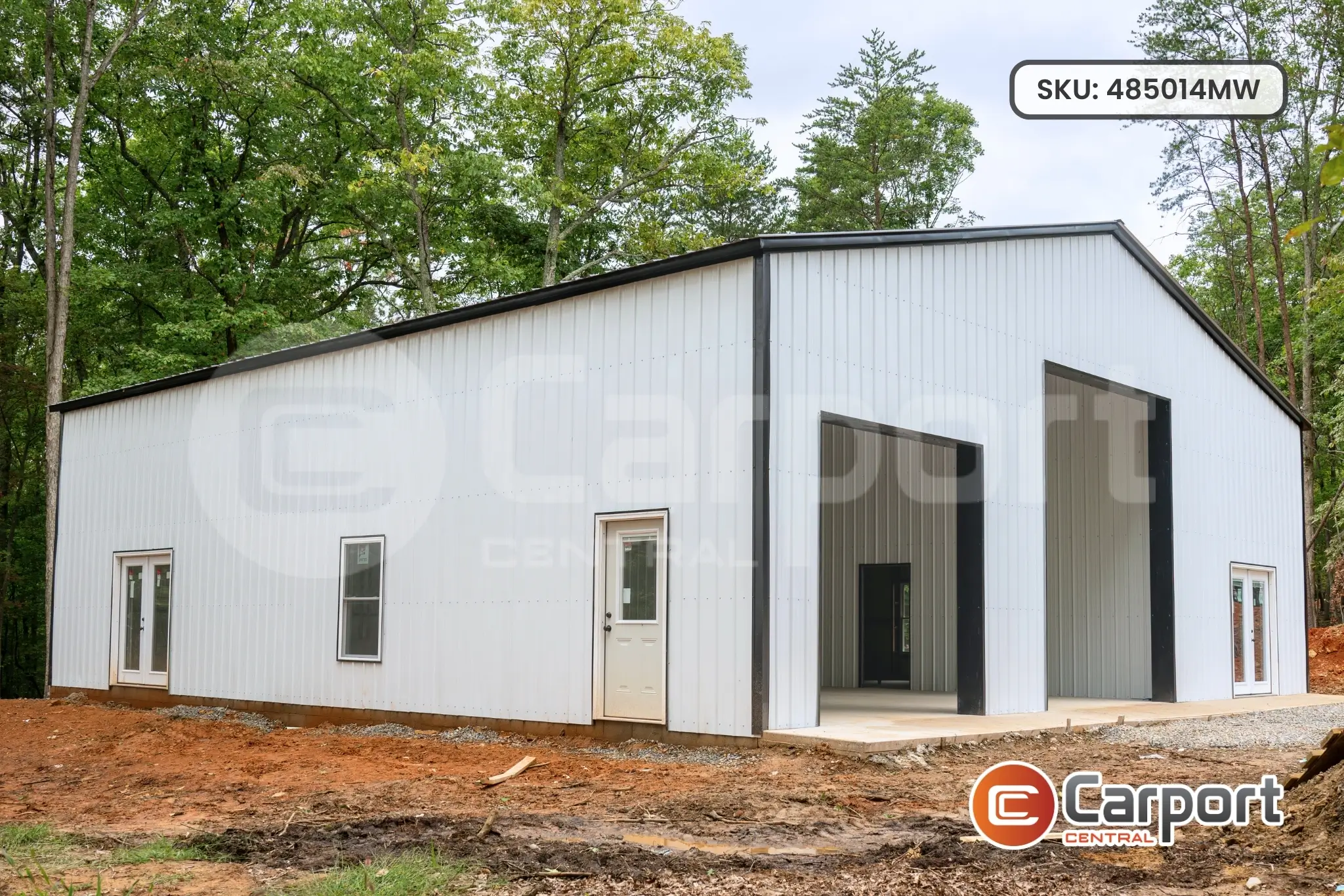 48’ x 50’ x 14’ Metal Workshop - thumbnail 3